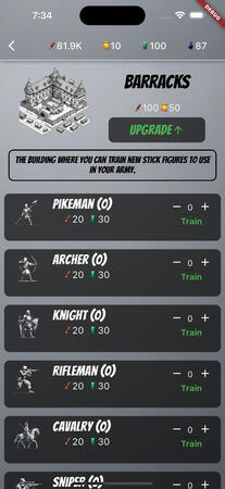 Build your army!